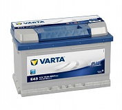 Аккумулятор автомобильный Varta Blue Dynamic  E43 Обратная 72 680 для Ford Focus универсал II 2.0 145 лс Бен