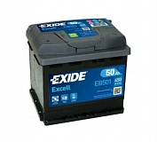 Аккумулятор автомобильный Exide Excell  EB501 Прямая 50 450 для Chevrolet Kalos седан 1.4 83 лс 