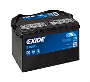 Аккумулятор автомобильный Exide Excell  EB758 Прямая 75 770 для Cadillac Escalade III 6.2 409 лс 