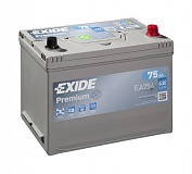 Аккумулятор автомобильный Exide Premium EA754 Обратная 75 630 для Kia Cee'd хэтчбек 1.6 CRDi  90 лс Диз