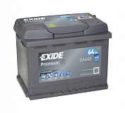 Аккумулятор автомобильный Exide Premium EA640 Обратная 64 640 для Peugeot 207 хэтчбек