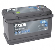 Аккумулятор автомобильный Exide Premium EA900 Обратная 90 720 для Audi A6/S6 III 3.0 218 лс Бен