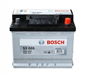 Аккумулятор автомобильный Bosch S3 S3005 Обратная 56 480 для Peugeot 206 SW 1.6 HDi FAP 110 109 лс Диз