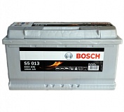 Аккумулятор автомобильный Bosch S5 Silver Plus S5013 Обратная 100 830 для BMW 3 седан V 320d 163 лс Диз