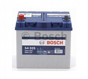 Аккумулятор автомобильный Bosch S4 Silver S4025 Прямая 60 540 для Nissan Pick Up VI 2.4 i 4WD 120 лс Бен