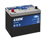 Аккумулятор автомобильный Exide Excell  EB705 Прямая 70 540 для Honda S2000