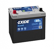 Аккумулятор автомобильный Exide Excell  EB605 Прямая 60 390 для Saab 99 седан 2.0 EMS 110 лс 