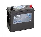 Аккумулятор автомобильный Exide Premium EA456 Обратная 45 390 для Daihatsu Sirion II 1.3 91 лс 