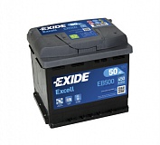 Аккумулятор автомобильный Exide Excell  EB500 Обратная 50 450 для Citroen C4 купе