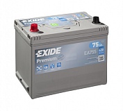 Аккумулятор автомобильный Exide Premium EA755 Прямая 75 630 для Honda S2000