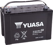 Аккумулятор автомобильный Yuasa  115D31L Обратная 90 810 для Kia Sorento II 2.0 184 лс Диз