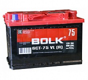 Аккумулятор автомобильный Bolk  AB750 Обратная 75 600 для Porsche 911 V 3.8 Carrera 4S 355 лс 