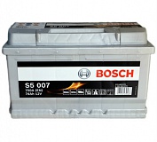 Аккумулятор автомобильный Bosch S5 Silver Plus S5007 Обратная 74 750 для Vauxhall Astra H Sport Hatch 1.7 CDTI 125 лс Диз