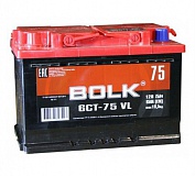 Аккумулятор автомобильный Bolk  AB751 Прямая 75 600 для Vauxhall