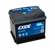 Аккумулятор автомобильный Exide Excell  EB442 Обратная 44 420 для Vauxhall Combo Tour Mk (C) II 1.6 CNG 94 лс Бен