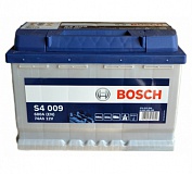 Аккумулятор автомобильный Bosch S4 Silver S4009 Прямая 74 680 для Hyundai H-1/Starex фургон II 2.5 CRDi 170 лс Диз
