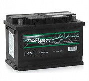 Аккумулятор автомобильный Gigawatt  G74R Обратная 74 680 для Nissan X-Trail