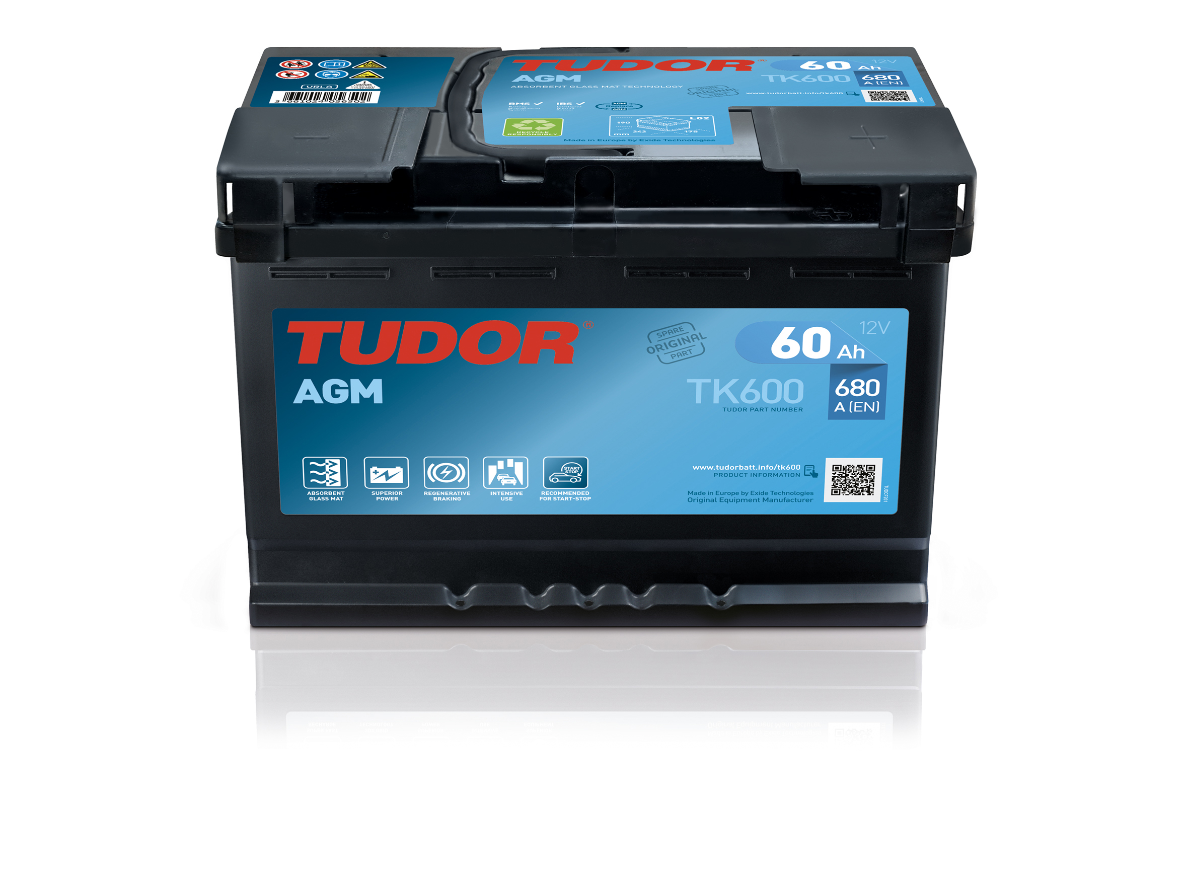 Tudor Start-Stop AGM 0 092 S40 050 X23 №1