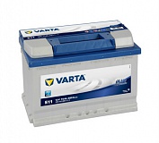 Аккумулятор автомобильный Varta Blue Dynamic  E11 Обратная 74 680 для Volkswagen Passat седан VI 2.0 FSI 170 лс Бен