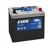 Аккумулятор автомобильный Exide Excell  EB604 Обратная 60 390 для Mazda MPV III 2.3 4WD 163 лс 