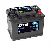 Аккумулятор автомобильный Exide Classic  EC542 Обратная 54 500 для Kia Cee'd универсал II 1.4 CVVT 100 лс Бен