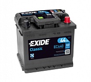 Аккумулятор автомобильный Exide Classic EC440 Обратная 44 360 для Peugeot 307 Break 1.6 16V 109 лс Бен