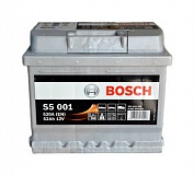 Аккумулятор автомобильный Bosch S5 Silver Plus S5001 Обратная 52 520 для Vauxhall Corsa C III 1.4 LPG 87 лс Бен