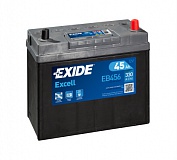 Аккумулятор автомобильный Exide Excell EB456 Обратная 45 300 для Daihatsu Materia 1.5 103 лс 